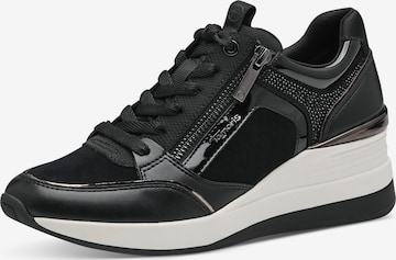 Tamaris - Zapatillas deportivas bajas en negro: frente