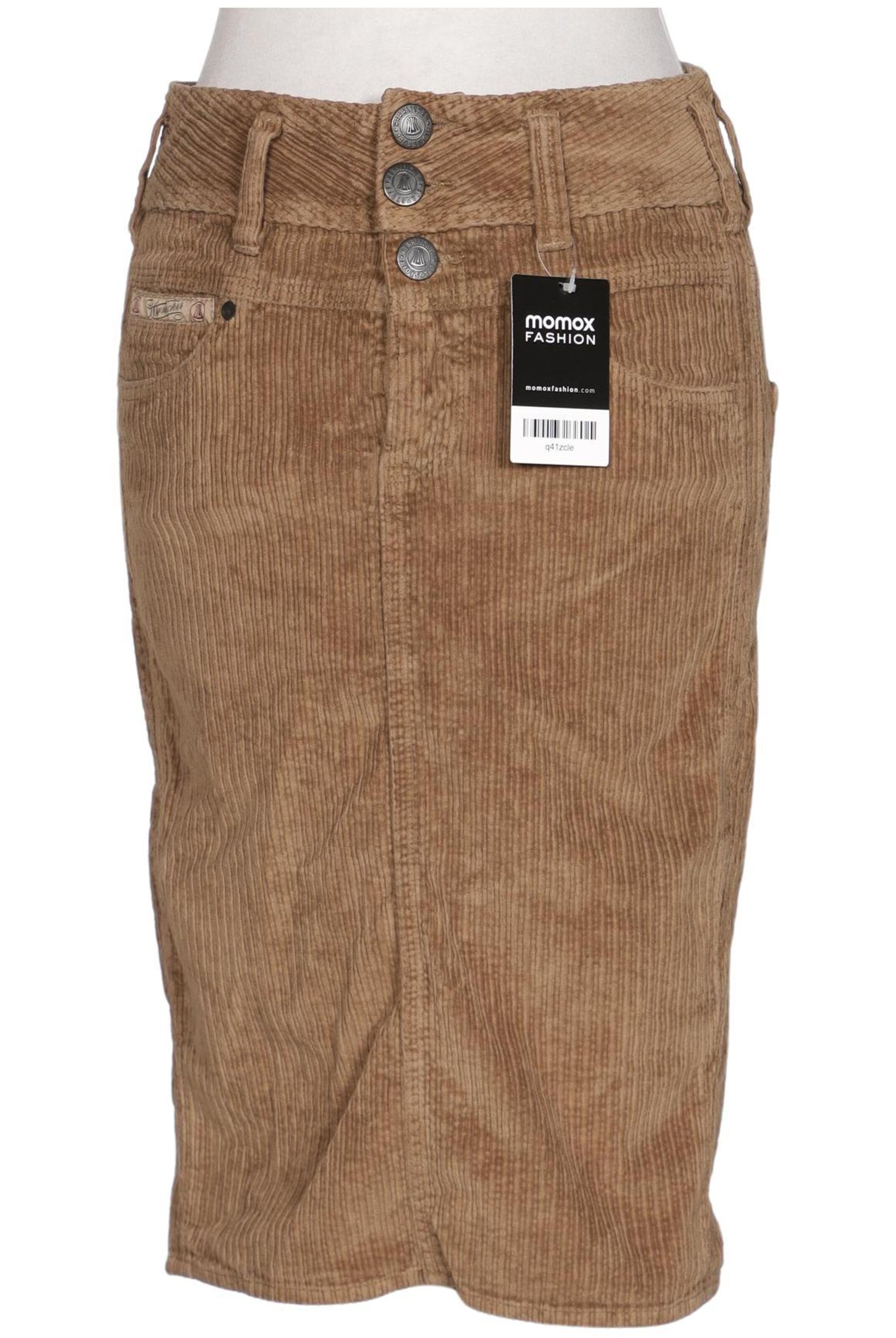 Herrlicher Rock XS in Braun: Vorderseite