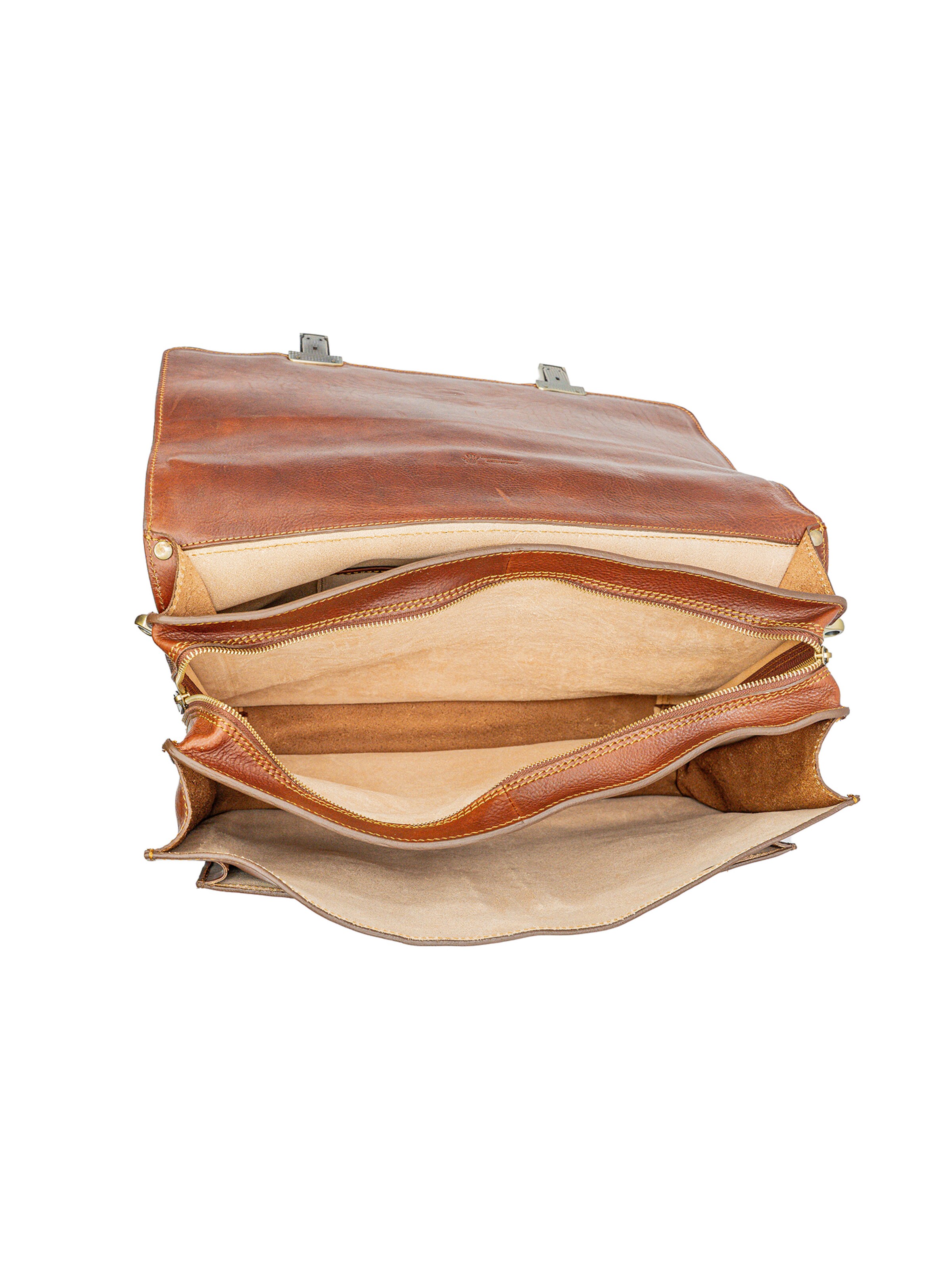 bupell Briefcase 'Giacomo' in Brown