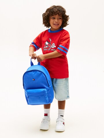 T-Shirt 'TAKE IT EASY' TOMMY HILFIGER en rouge