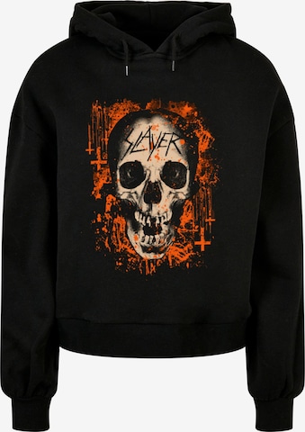 Merchcode Sweatshirt 'Slayer - Halloween Skulls' in Black: front