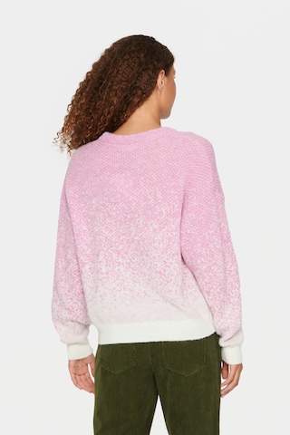 SAINT TROPEZ Sweter 'Alika' w kolorze różowy