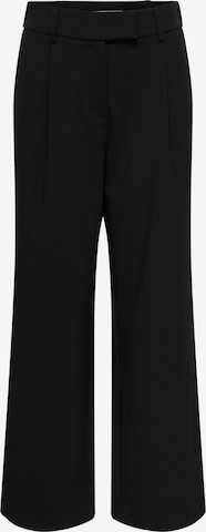ONLY - regular Pantalón plisado 'ONLLinda' en negro: frente
