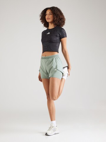 ADIDAS PERFORMANCE Skinny Sports trousers 'Designed For Training' in Green