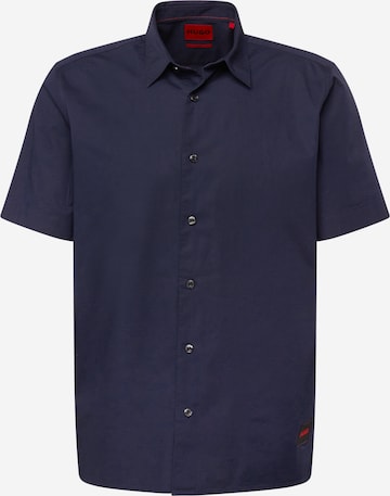 HUGO Red Button Up Shirt 'Ebor' in Blue: front