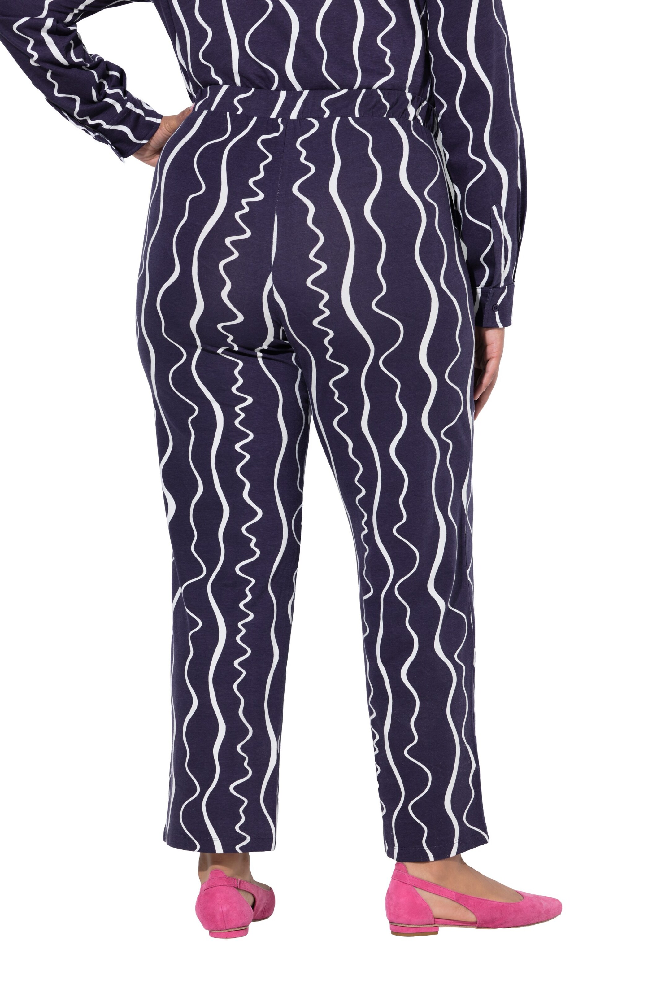 Ulla Popken Regular Broek in Lila