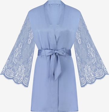 Hunkemöller Short Bathrobe in Blue: front