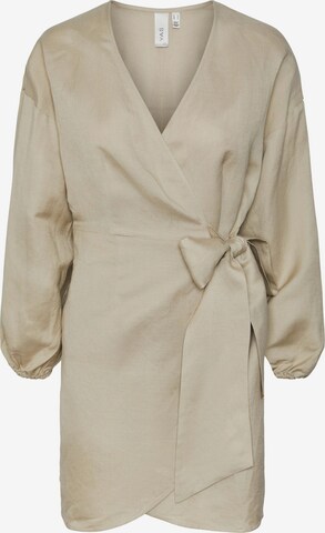 Y.A.S Jurk 'Heat' in Beige: voorkant