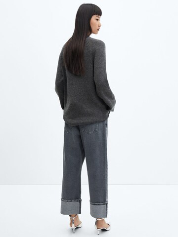 MANGO Sweater 'Basta' in Grey