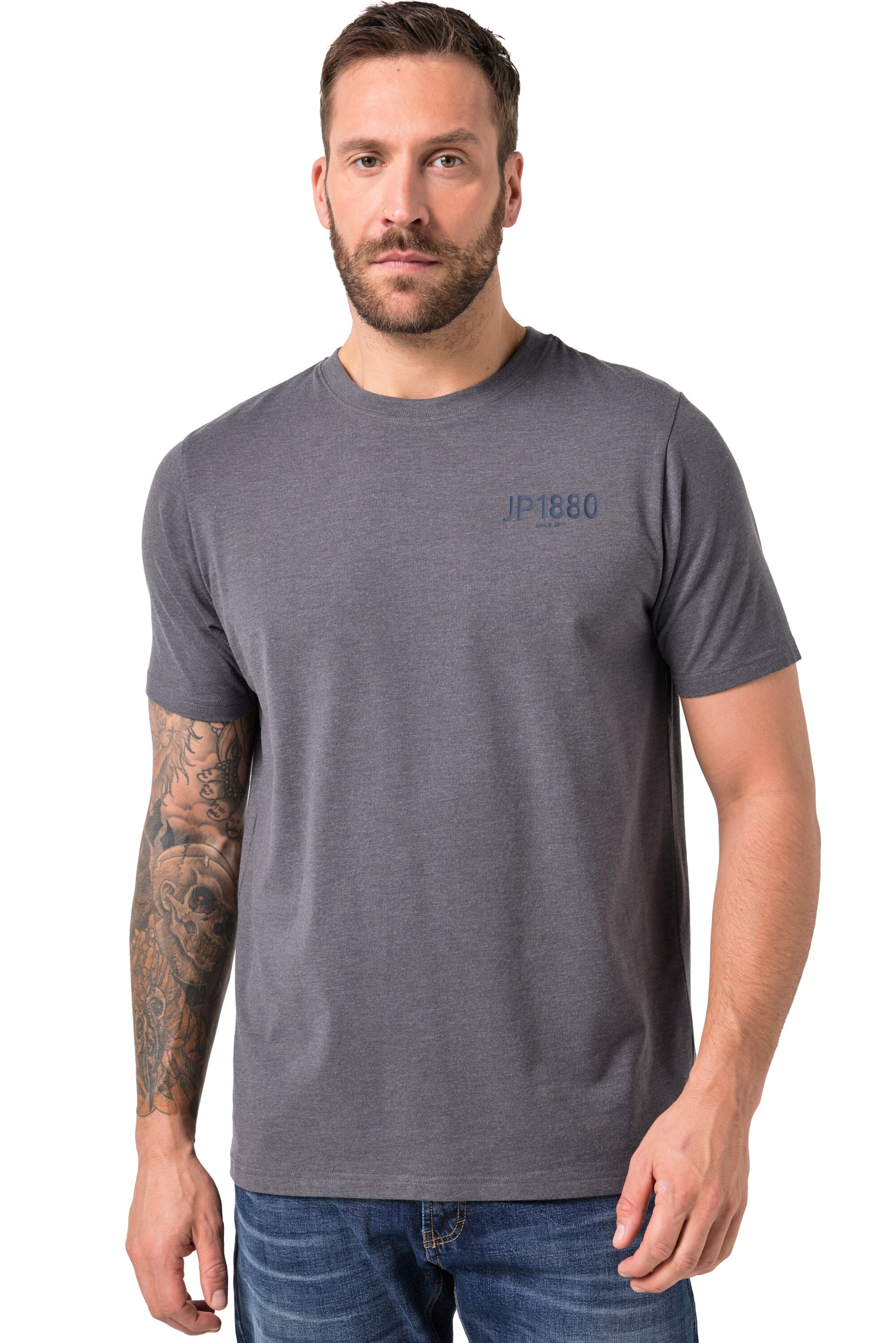 JP1880 Shirt 'Kurzarm' in Mixed colours: front