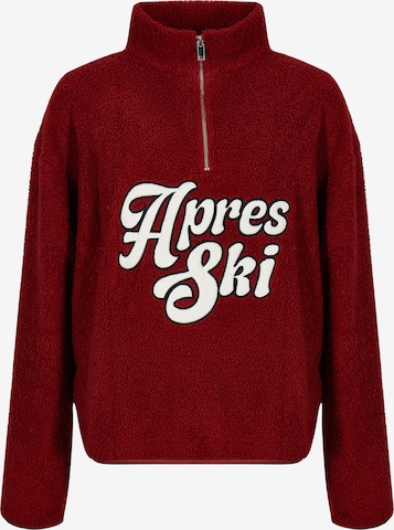 Veste de survêtement South Beach en rouge : devant