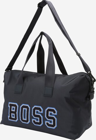 BOSS Black Weekend bag 'Catch' in Blue: front