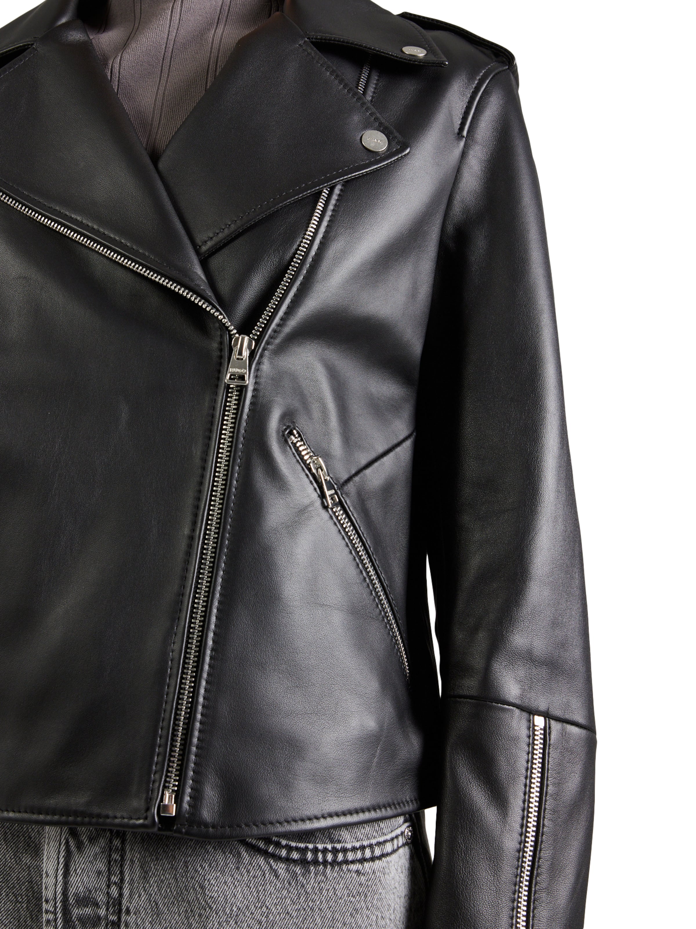 HUGO Between-season jacket 'Lujana' in Black