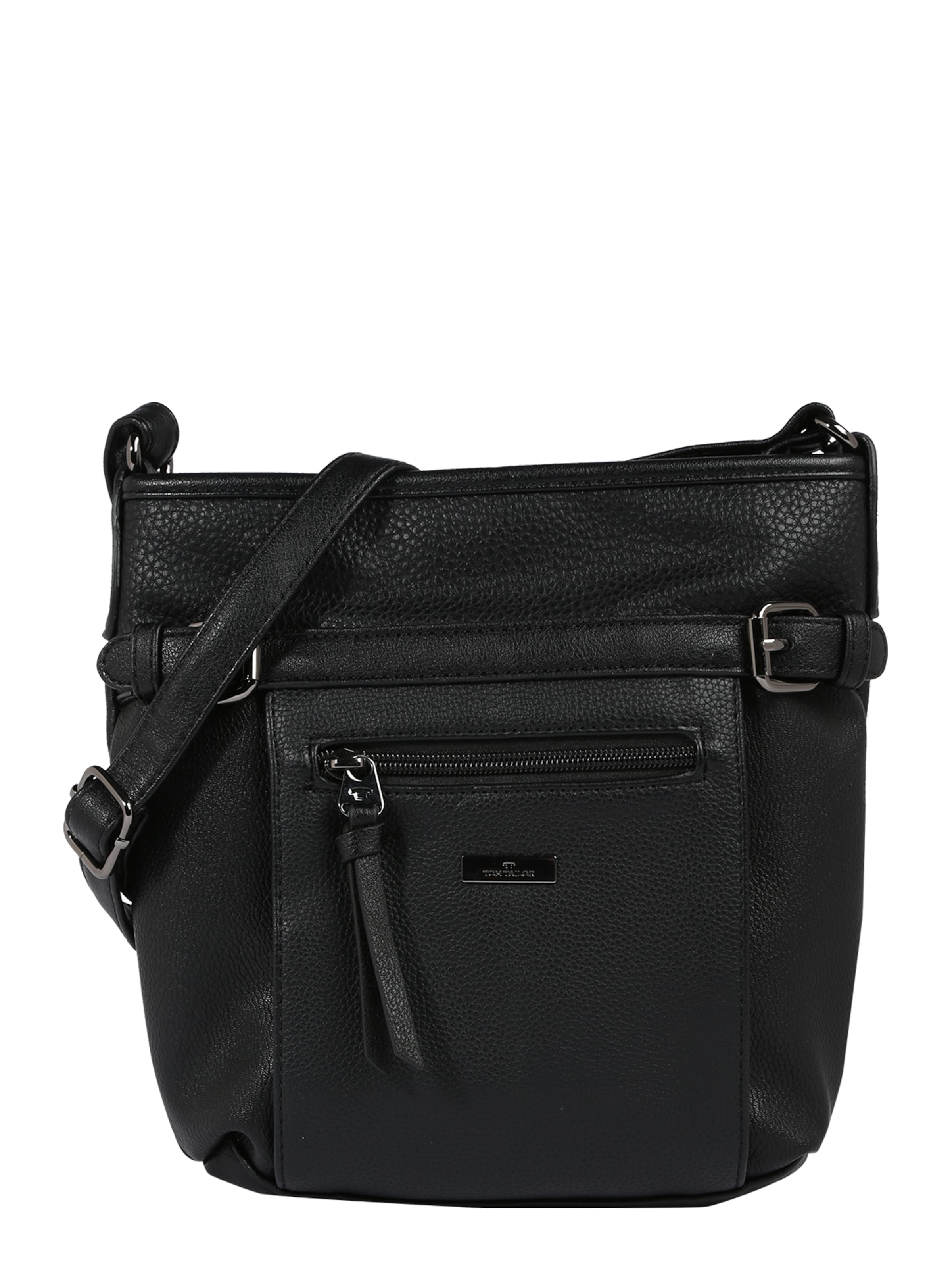 TOM TAILOR Сумка через плечо 'Juna' в Черный: спереди
