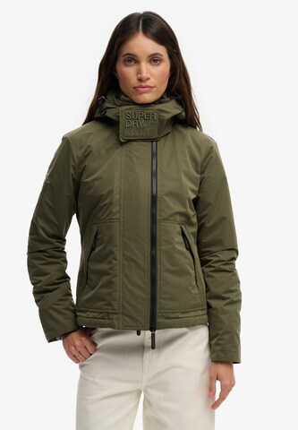 Veste mi-saison Superdry & Co en vert : devant
