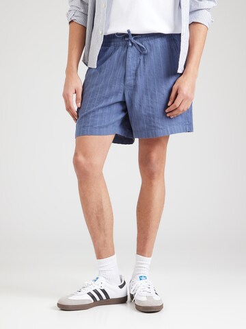 regular Pantaloni chino di Abercrombie & Fitch in blu: frontale