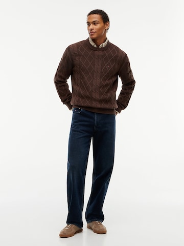 Tommy Jeans Pullover in Braun