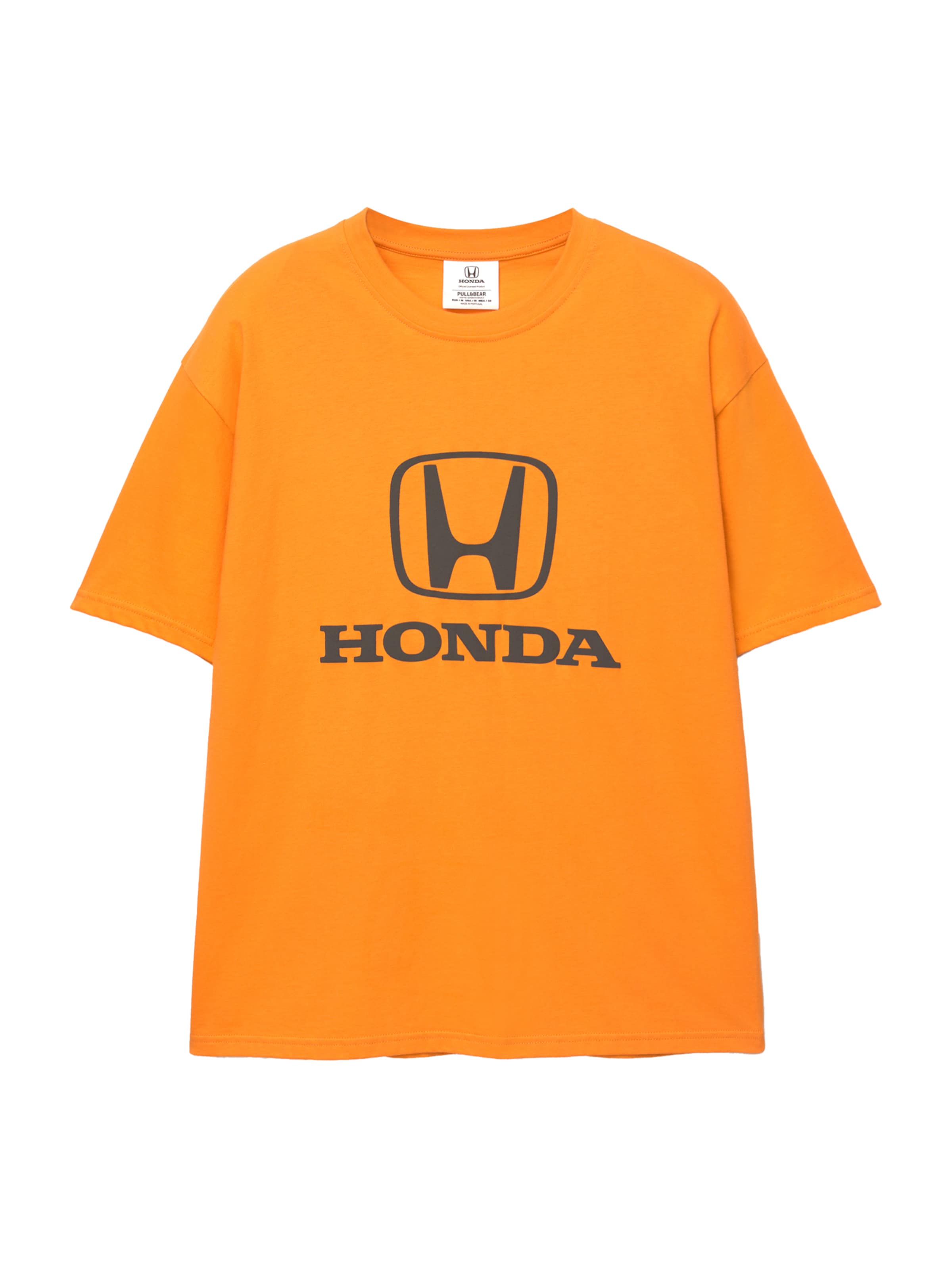 Pull&Bear Shirt 'HONDA' in Oranje: voorkant