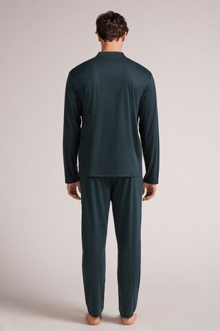 IUMAN Intimissimi Uomo Pyjama lang in Grün