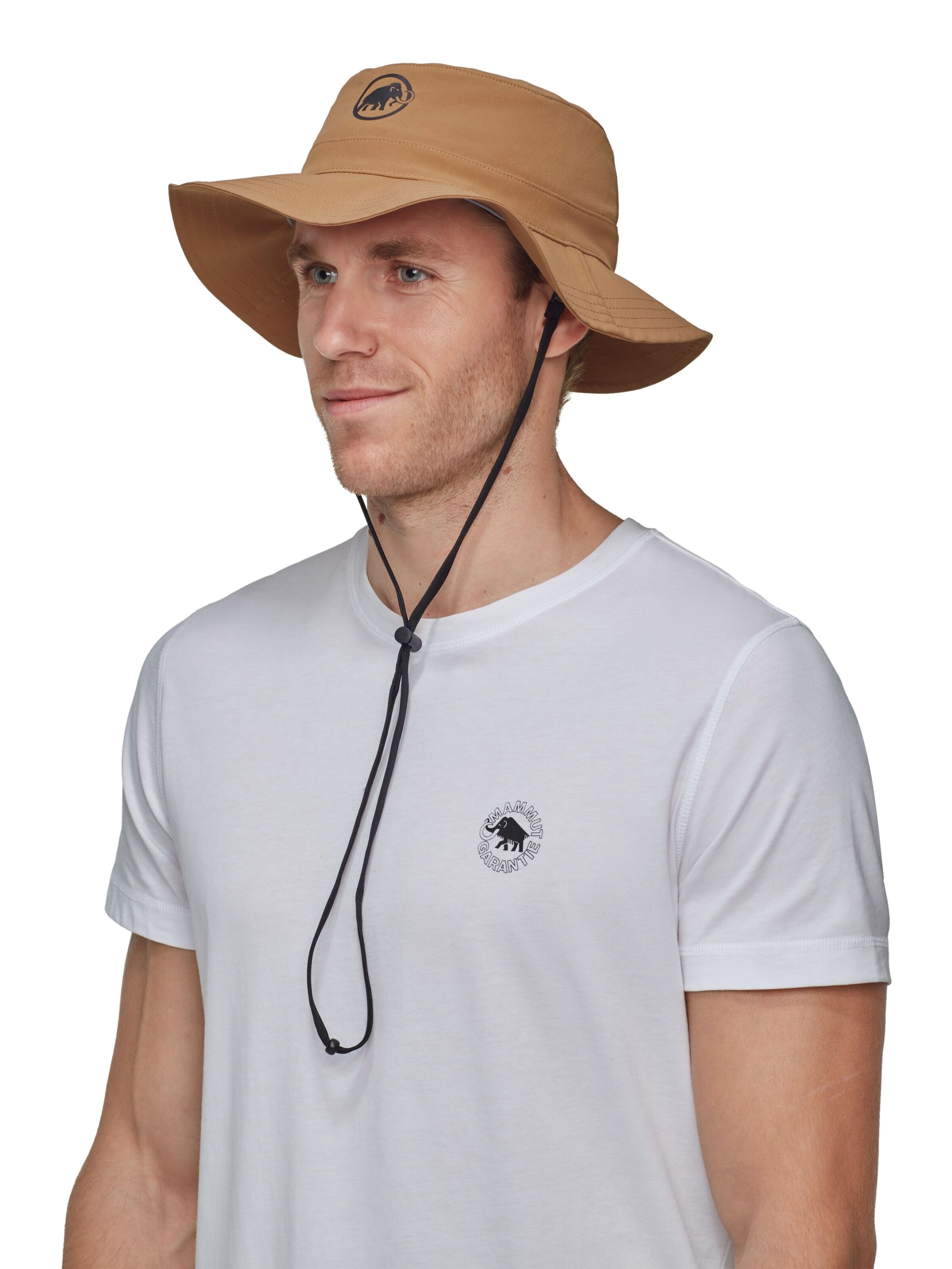 MAMMUT Hut 'RUNBOLD' in Braun: Vorderseite