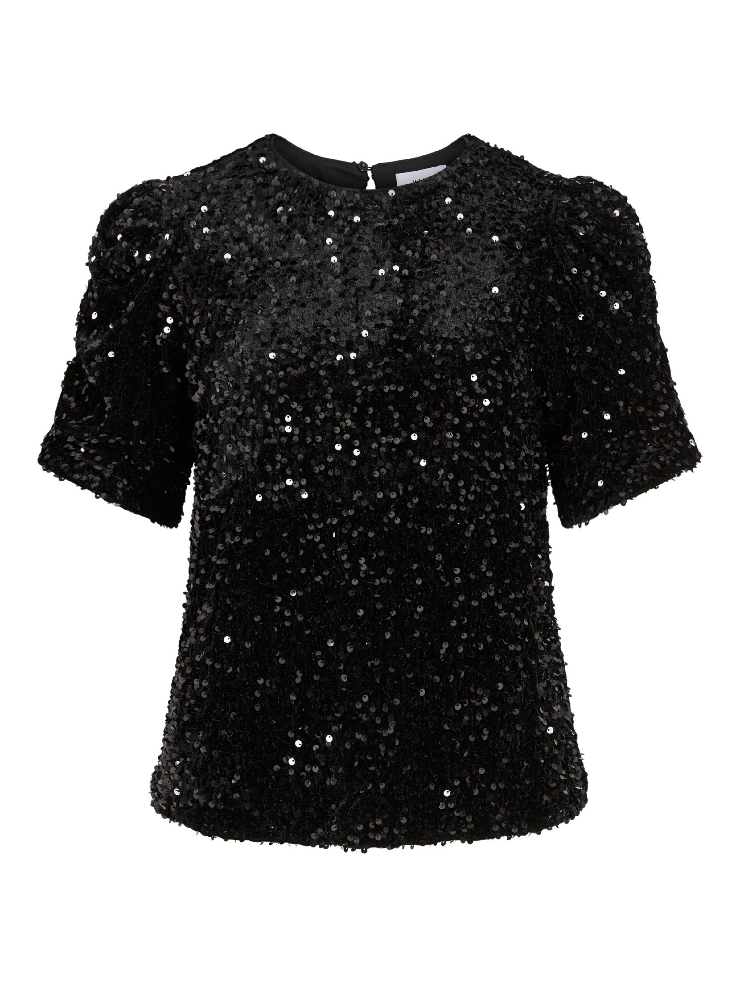 VILA Bluse 'VIBelieve' i sort: forside