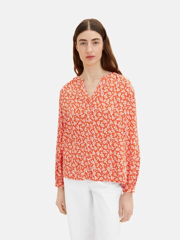 TOM TAILOR Bluse i orange: forside