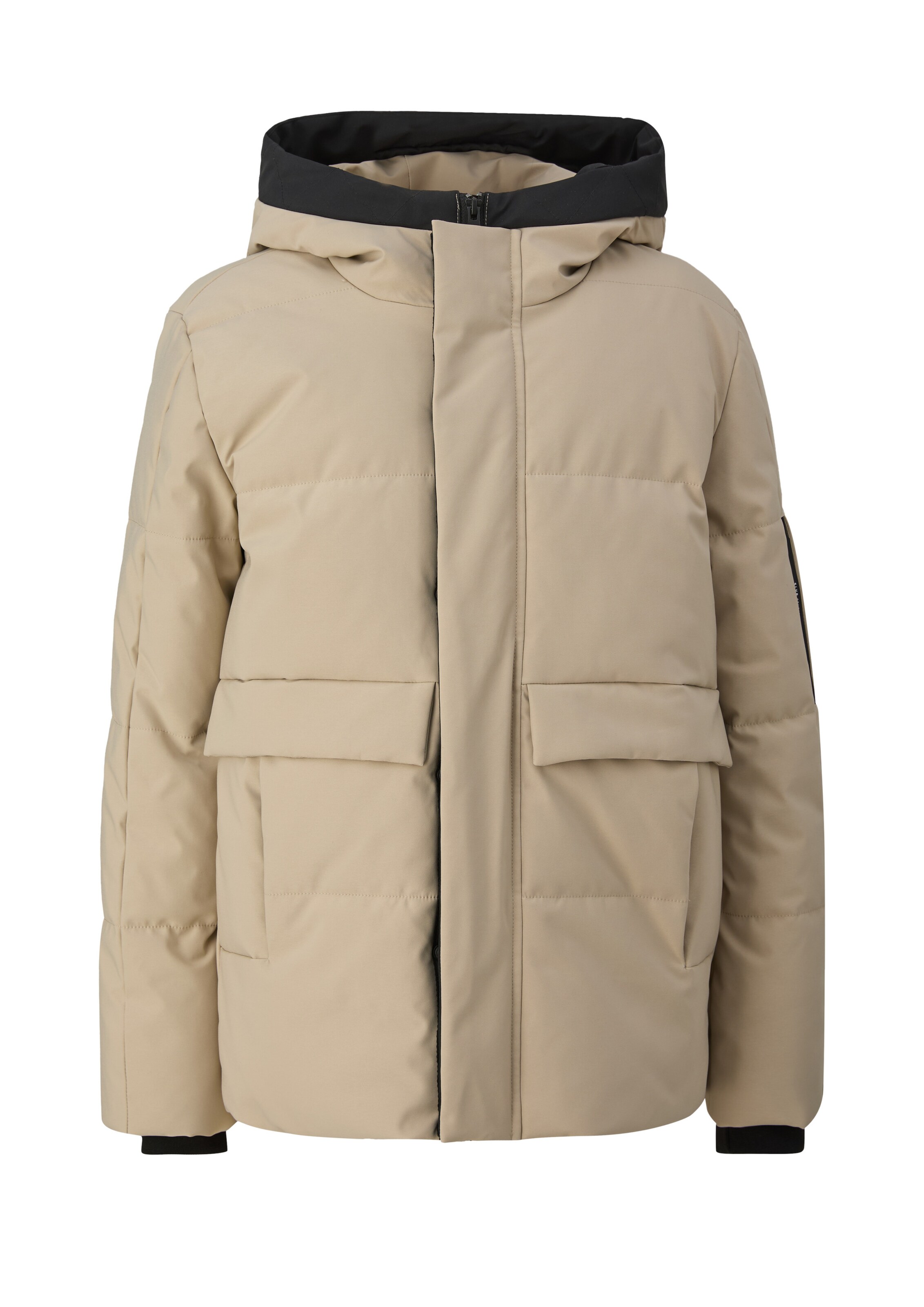 s.Oliver Winter Jacket in 140 in Beige / Black, Item view