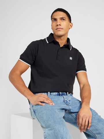 BURTON MENSWEAR LONDON Poloshirt in Schwarz: predná strana