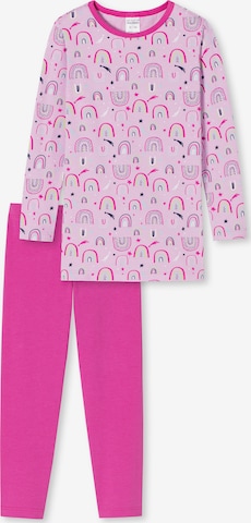 SCHIESSER Pajamas in Pink: front