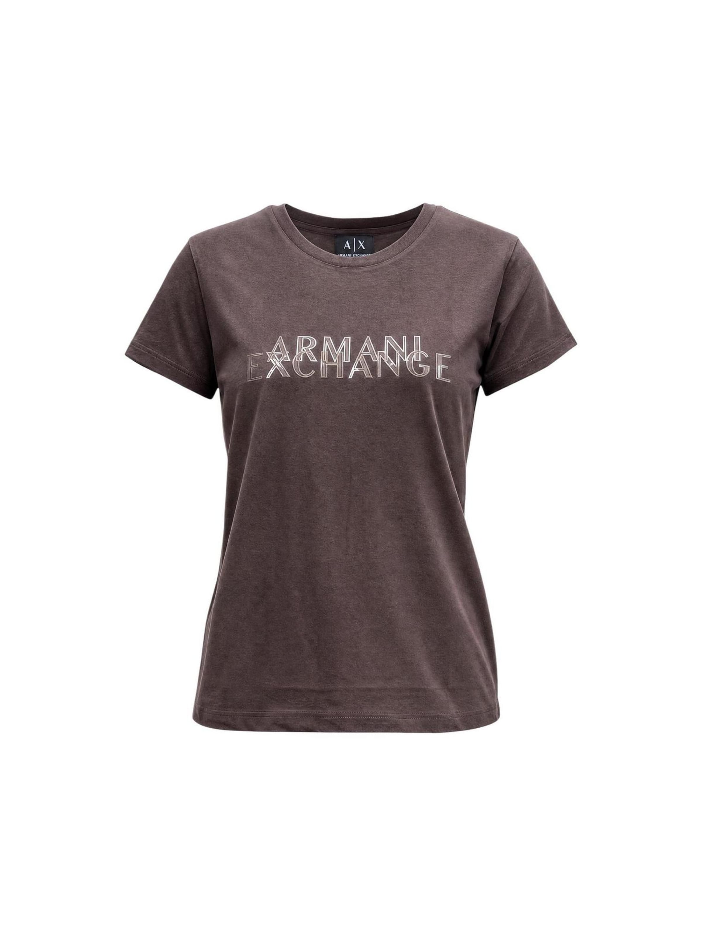 Maglietta 'XW002957 AF10356' di ARMANI EXCHANGE in marrone: frontale
