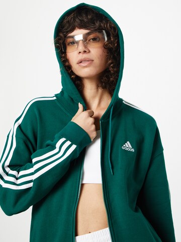 ADIDAS SPORTSWEAR Sportsweatjacka 'Essentials ' i grön