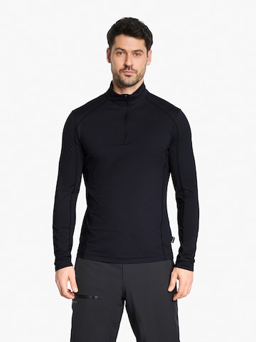 ZIENER Athletic Sweatshirt 'JELANO' in Black: front