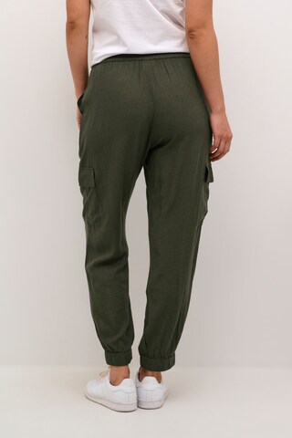 Kaffe Tapered Cargo Pants in Green