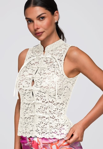 Ombre Top in Beige