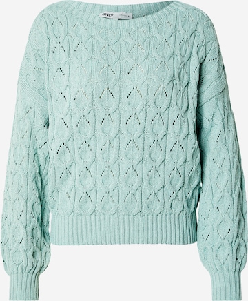 ONLY Pullover 'ONLBRYNN' in Grün: Vorderseite