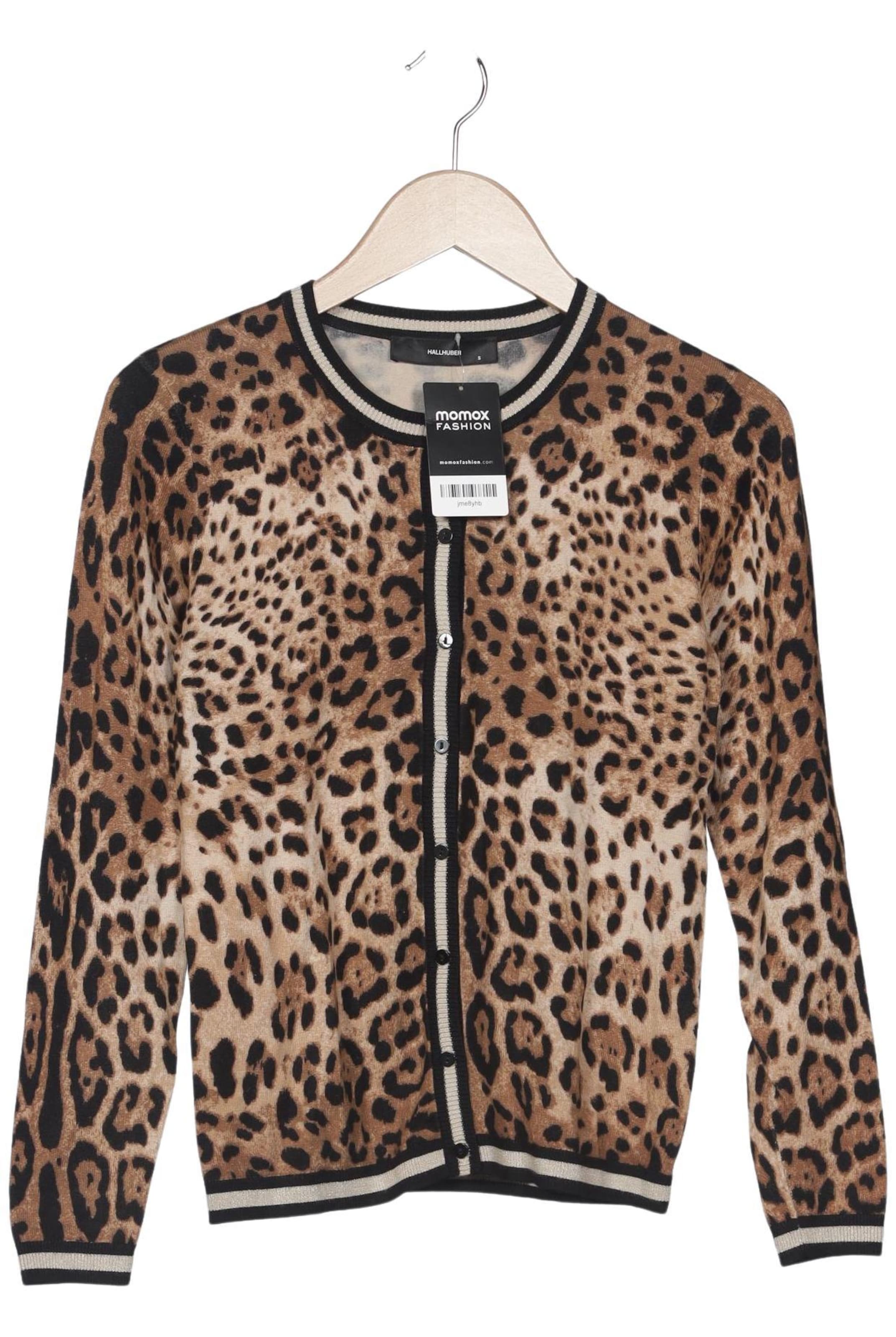 HALLHUBER Strickjacke S in Braun ABOUT YOU