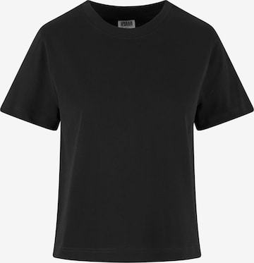 Urban Classics Ladies Organic Boxy Tee ' ' in Schwarz: Vorderseite