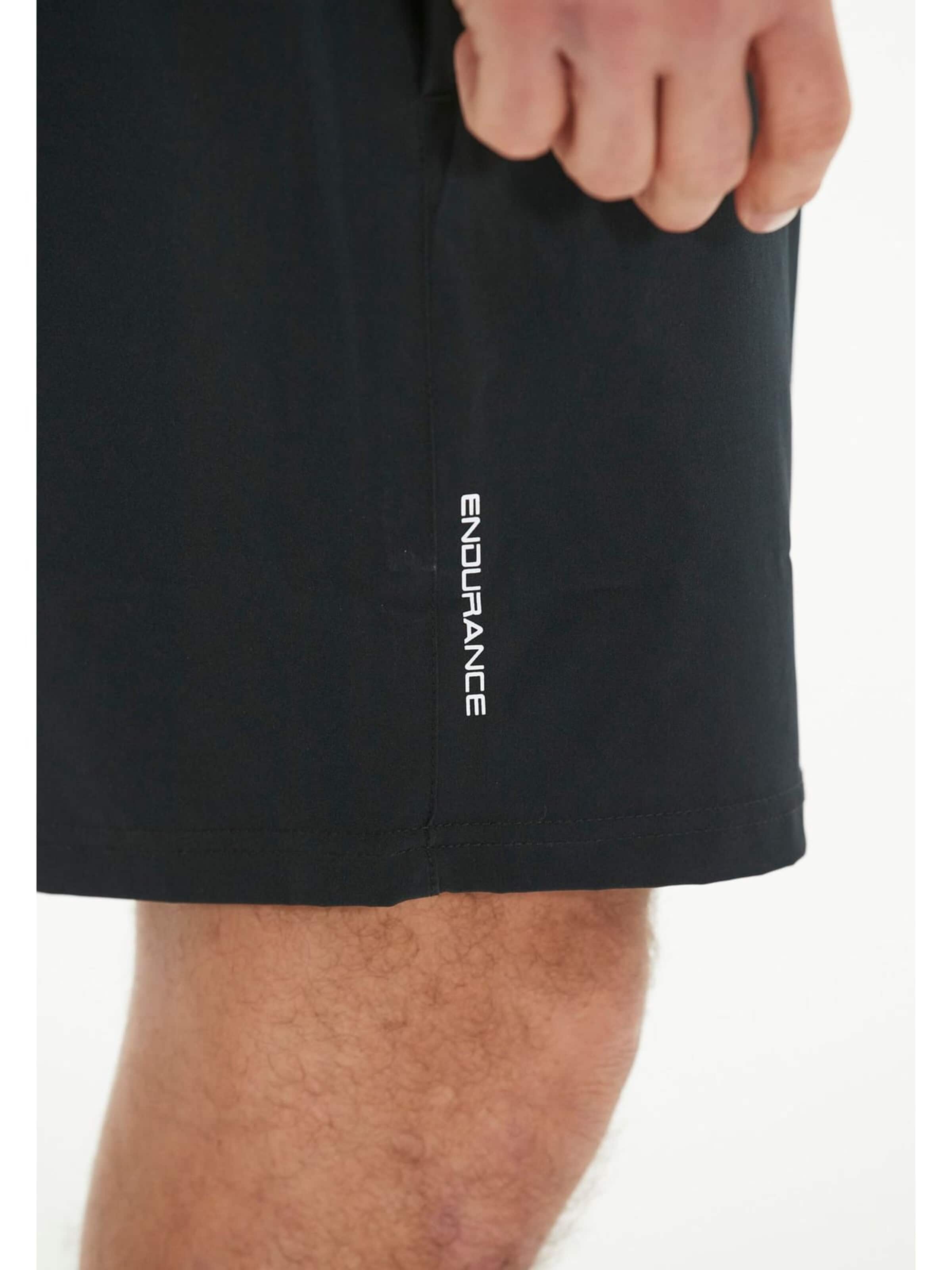 ENDURANCE Regular Sportbroek 'Vanclause M Shorts' in Zwart