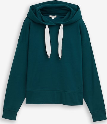 TOM TAILOR Sweatshirt i grøn: forside