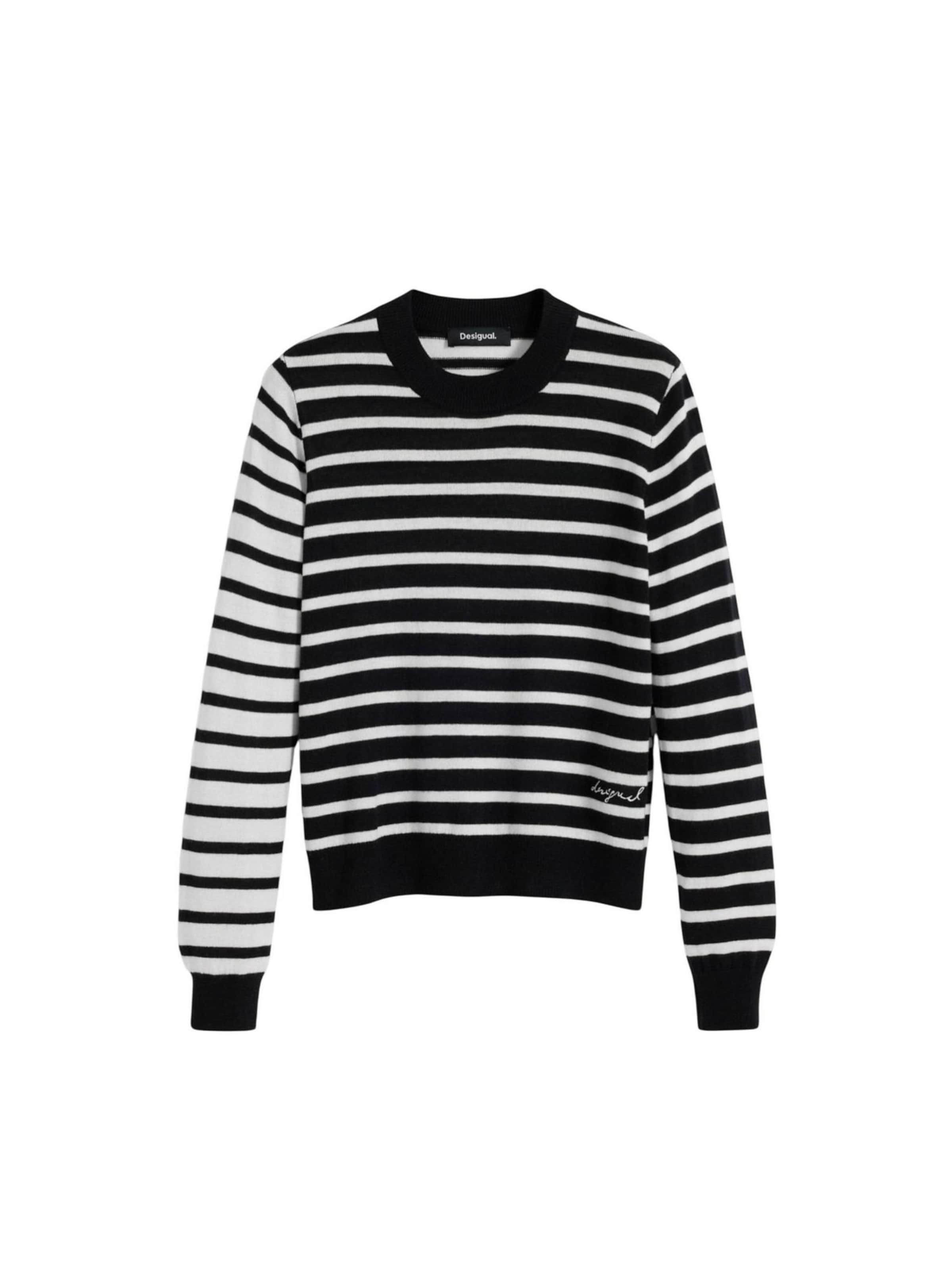 Desigual Sweater 'JERS_BERGEN 25WWJF08' in Black: front