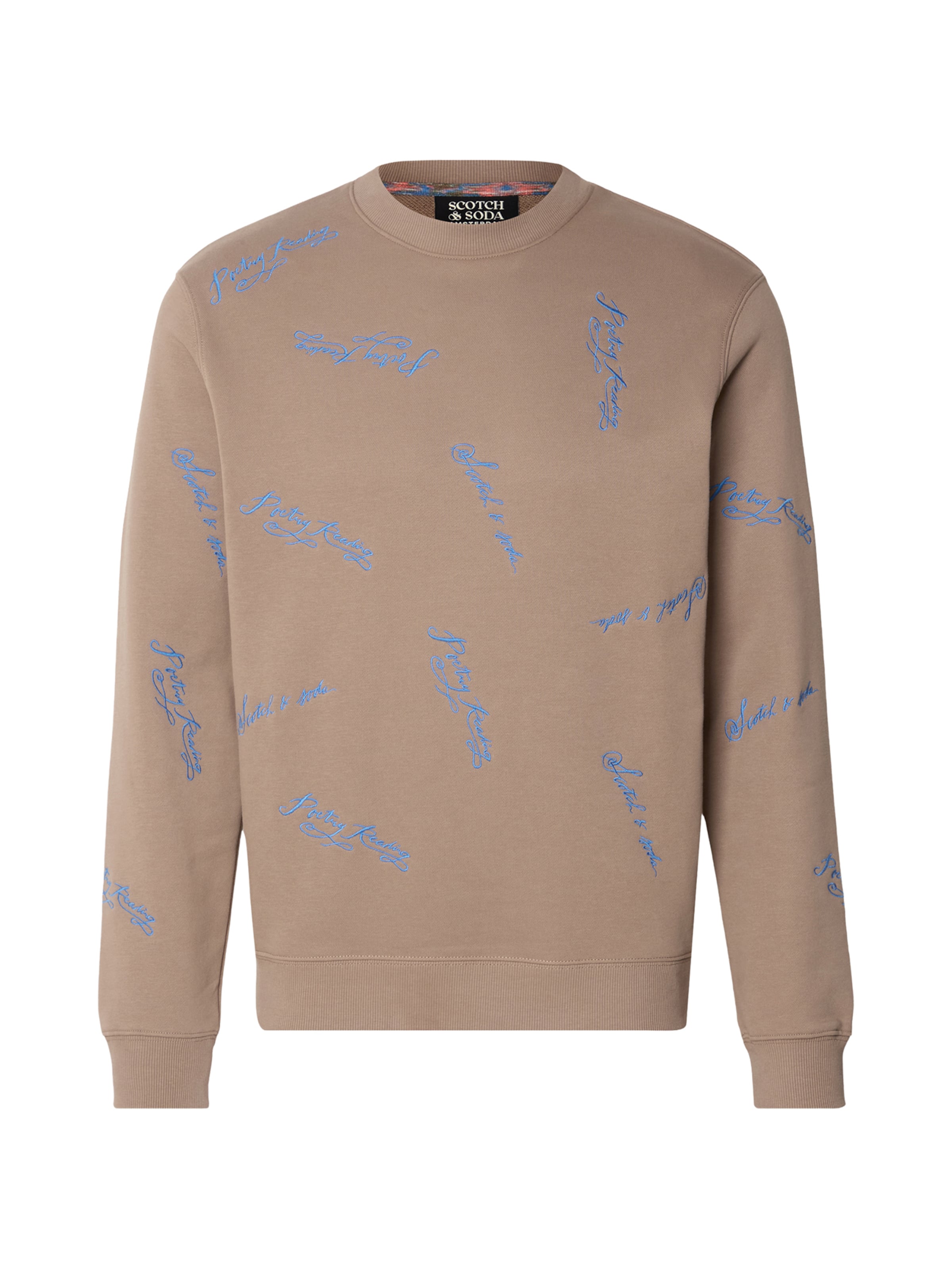 SCOTCH & SODA Sweatshirt i brun: framsida