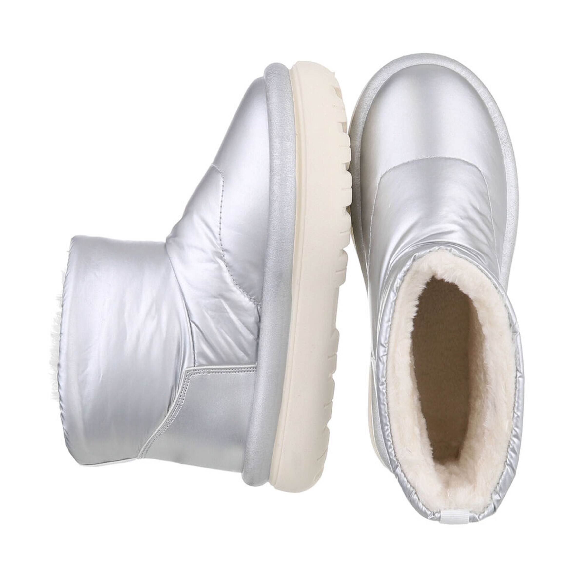 Ital-Design Snow Boots in Silver