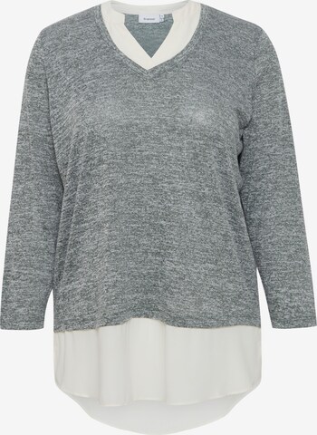 Pullover 'REXAN' di Fransa Curve in grigio: frontale