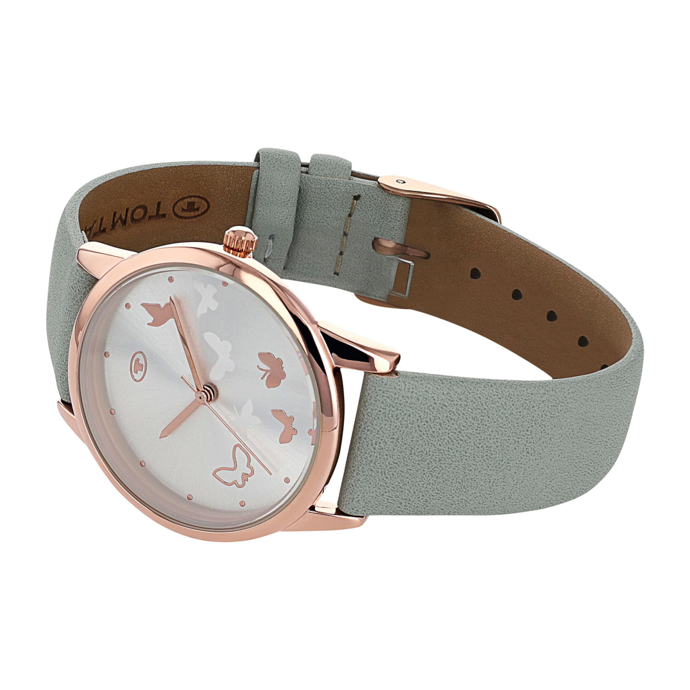 TOM TAILOR Analog Watch in Green