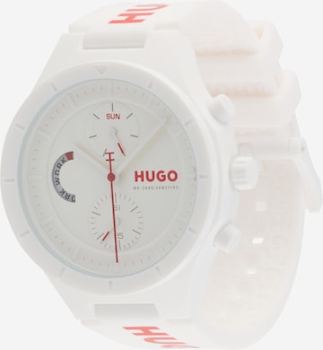 HUGO Analoginen kello värissä valkoinen: etupuoli