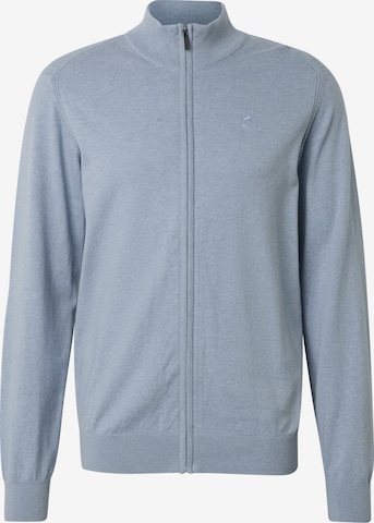 INDICODE JEANS Knit cardigan 'Tinos' in Blue: front