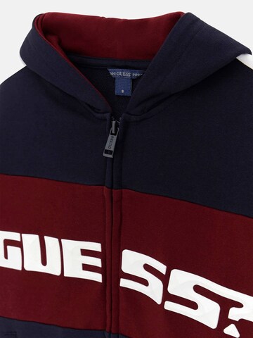 GUESS Sweatjacke in Blau