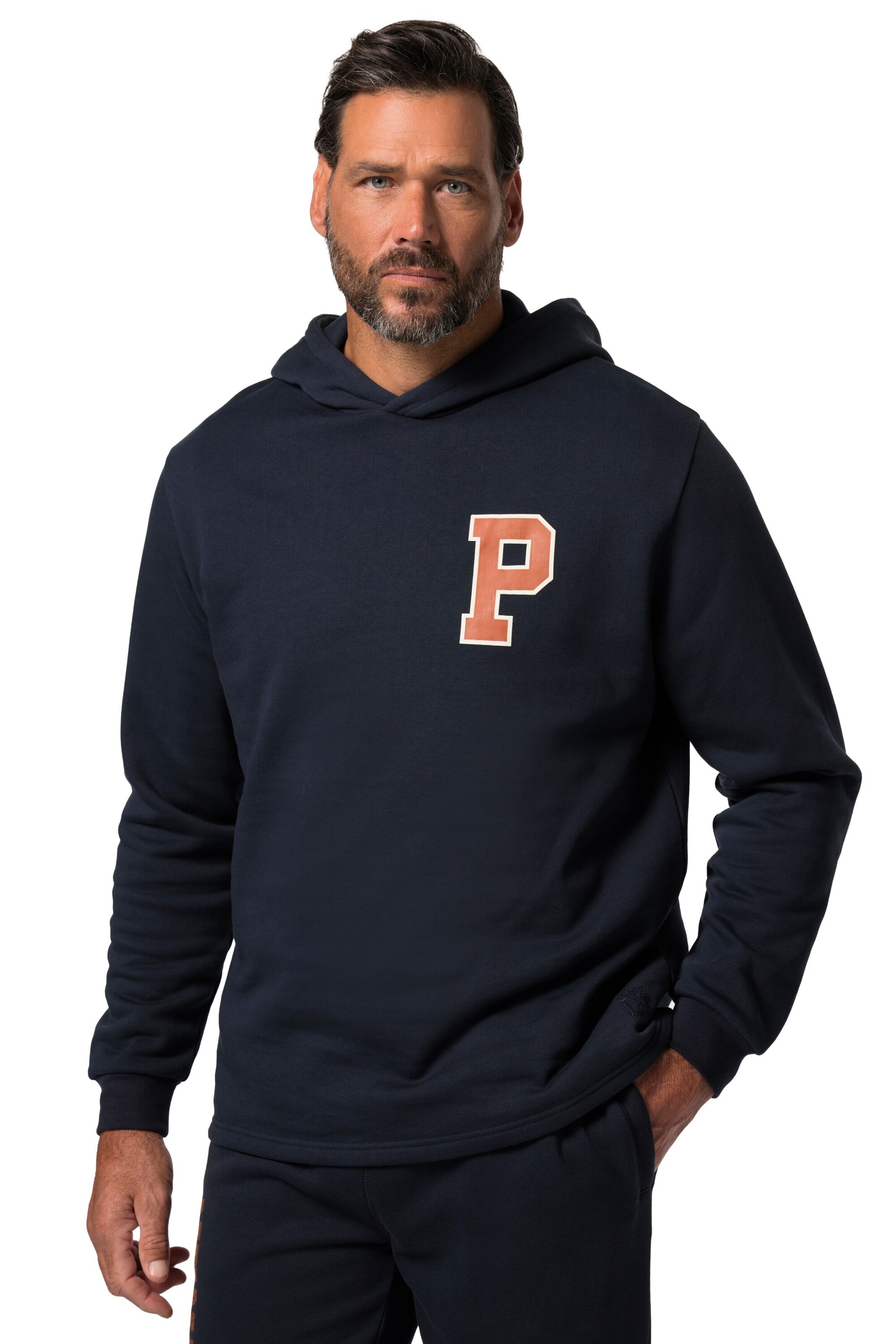 Sweat-shirt JP1880 en bleu : devant