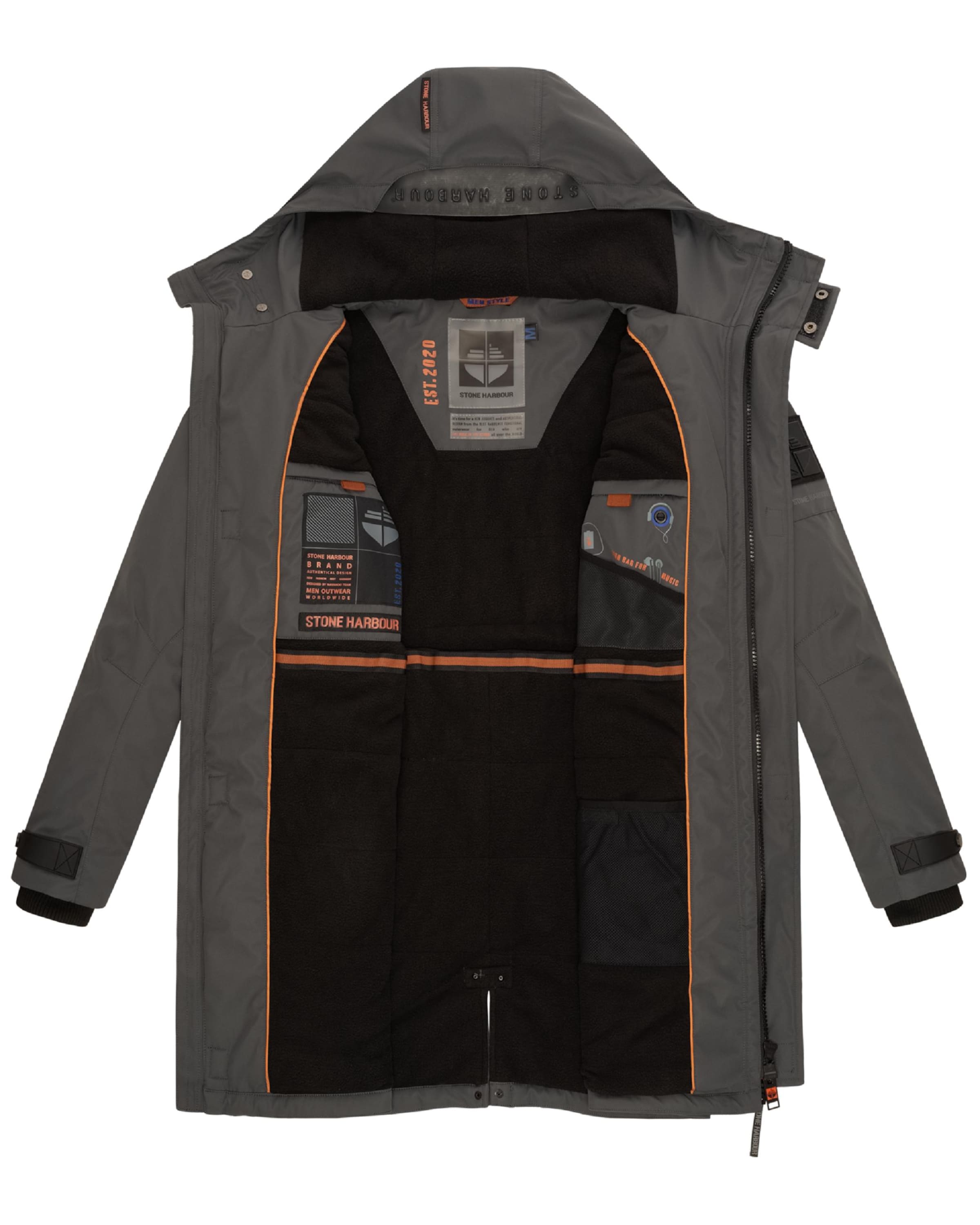 STONE HARBOUR Funktionsjakke 'Lanzoo' i grå