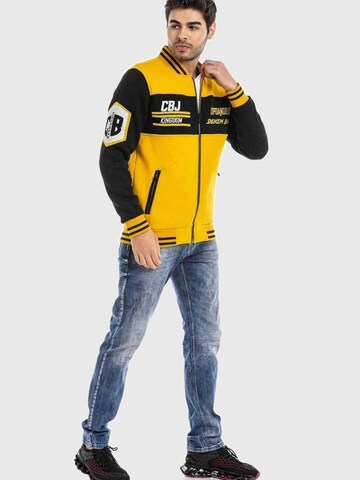 CIPO & BAXX Sweatjacke in Gelb